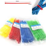 2.5mm x 150mm Colorful Plastic Nylon Self-locking Packaging Cable Wire Zip Ties