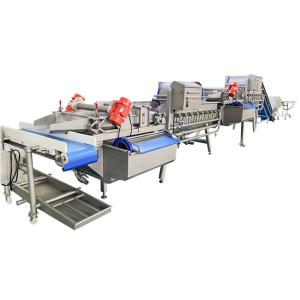Wholesale Automatic 4.8kw 1500kg/H Fruit Vegetable Washing Machine from china suppliers