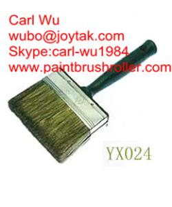 Wholesale Natural pure bristle Chinese bristle synthetic mix shed fence wall paint brush wood handle plastic handle 5 inch WB-010 from china suppliers