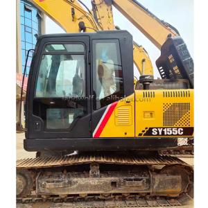 Wholesale Hydraulic Cylinder Used Sany Excavator SY155 for Farmland Renovation in 2018 from china suppliers