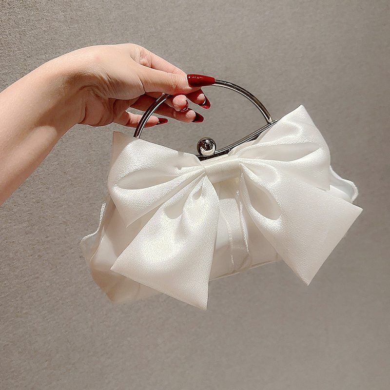 Availiable Sample Women's Silk Satin Clutch Bag for Dinner Dress and Formal Occasions