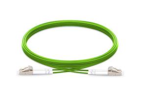 Wholesale 100G OM5 50 / 125 Wide Band Multimode LC LC Fiber Optic Patch Cables PVC / LSZH from china suppliers