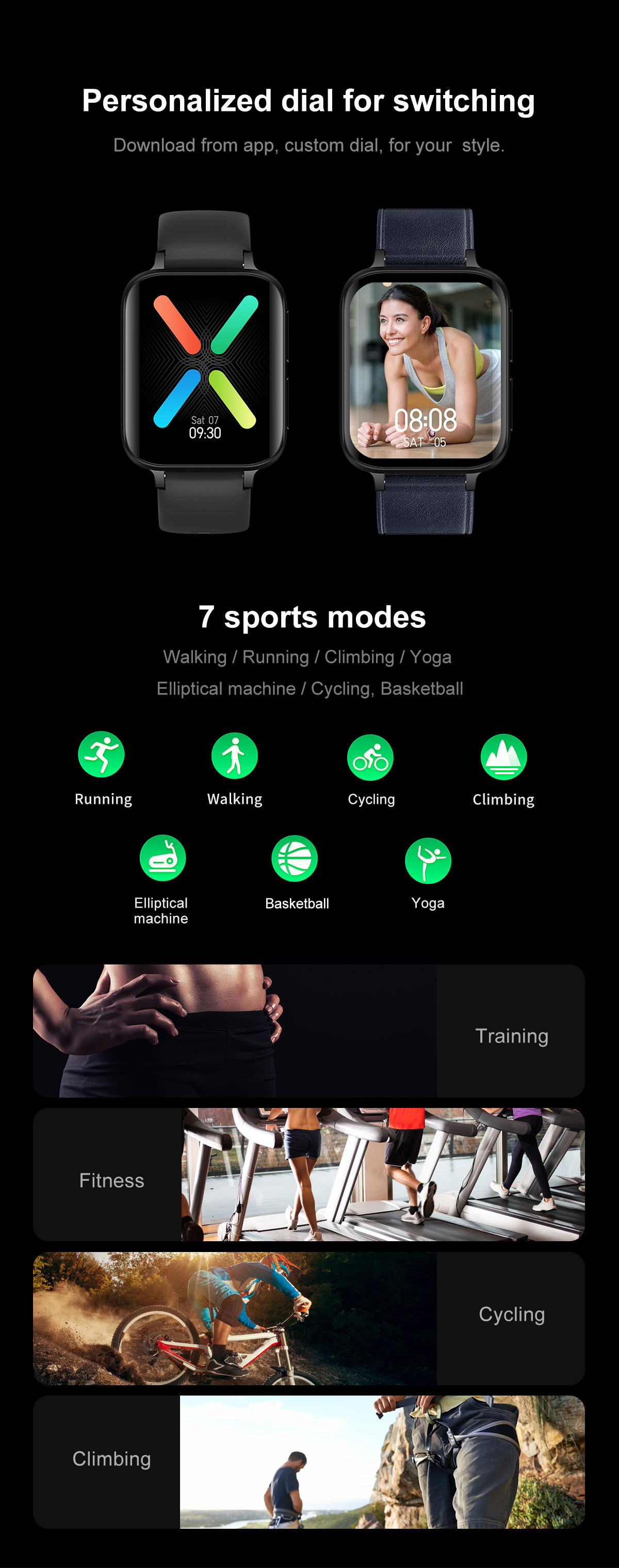 DT93 Smart Watch Men 1.78 Inch 420*485 DIY Watch Face Pressure Oxygen ECG Mp3 Music Heart Rate Smartwatch