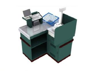 Wholesale Metal Fast Retail Store Checkout Countersr With Shopping Basket Place from china suppliers