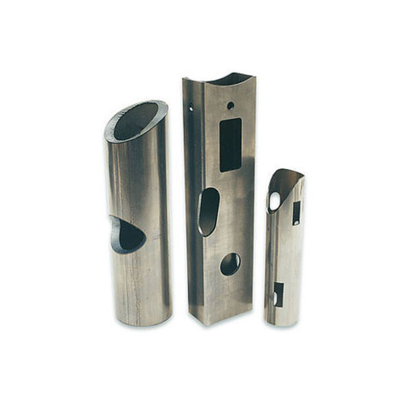 laser cut tube, Square hole, profiled hole