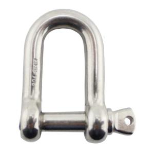 Wholesale Heavy Duty Stainless Steel D Shackle European Style Stainless D Ring Shackle from china suppliers
