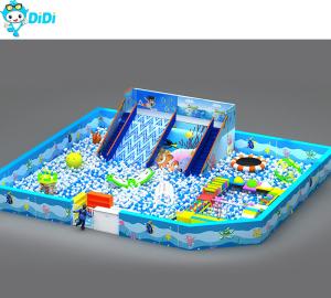 Wholesale Marine Themed Indoor Kids Park Equipment Slide Soft Playground Eco Friendly from china suppliers