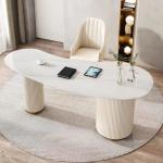 Modern Luxury Hotel Bedroom Desk Supreme White Rock Plate