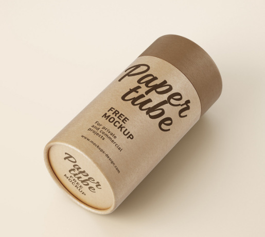 Reusable Cardboard Packaging Cylinders , Varnishing Cardboard Paper Tube Packaging