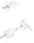 Wheel Loader WA470-3 Hydraulic Gear Pump 705-52-40280