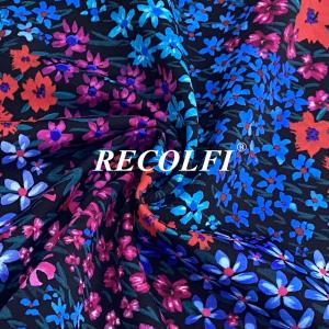 Wholesale Repreve Activewear Knit Fabric Digital Printing Breathable Wicking Leggings from china suppliers