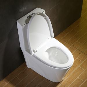 Wholesale One Piece Elongated White CUPC Toilet Bowl Siphon Flush Powerful from china suppliers