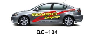 Wholesale UV offset printing Waterproof Car Body Sticker QC-104E from china suppliers
