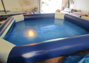 Wholesale Amusement Park Inflatable Water Games Blue Blow Up Pool 8 X 8m Customized from china suppliers