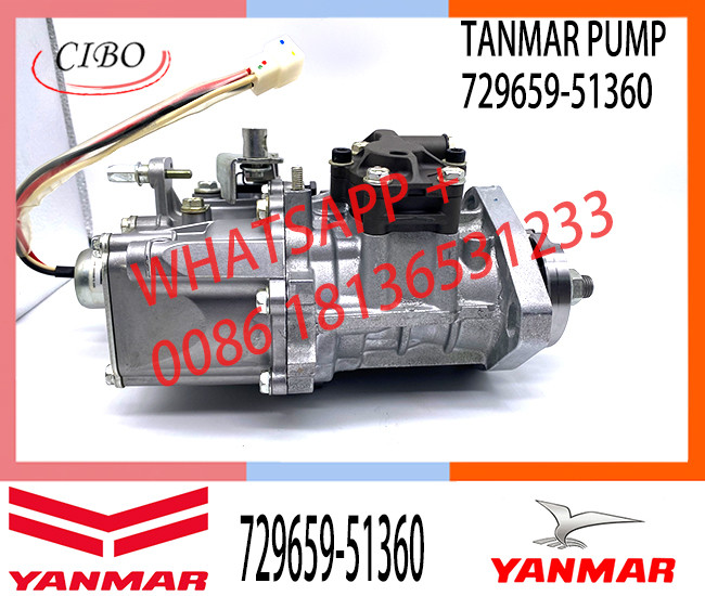 4TNV88 Fuel Injection Pump Assembly 729659-51360 For Yanmar Engine