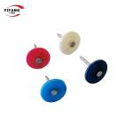 Electro - Galvanized Umbrella Head Roofing Nail , Plastic Top Nails ISO Standard