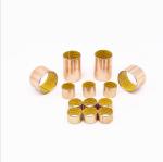 Rolled Bronze Yellow POM Boundary Lubricating Bearings Flanged Sleeve