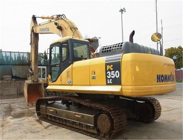 used PC350LC-7 KOMATSU excavator for sale with good condition engine/low price
