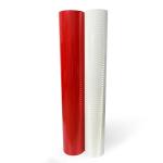 Red High Intensity Prismatic Reflective Sheeting Roll Printable Flexible OEM