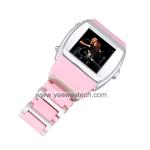 MQ008 Quad Band Bluetooth Touch Screen FM Watch Cell Phone (2GB TF Card)