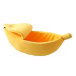 Banana Shape Unusual Cat Beds , Warm Winter Cat Bed Not Easy Deformation