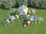 Cute 300kg Playground Slide Children'S Outdoor Amusement Park