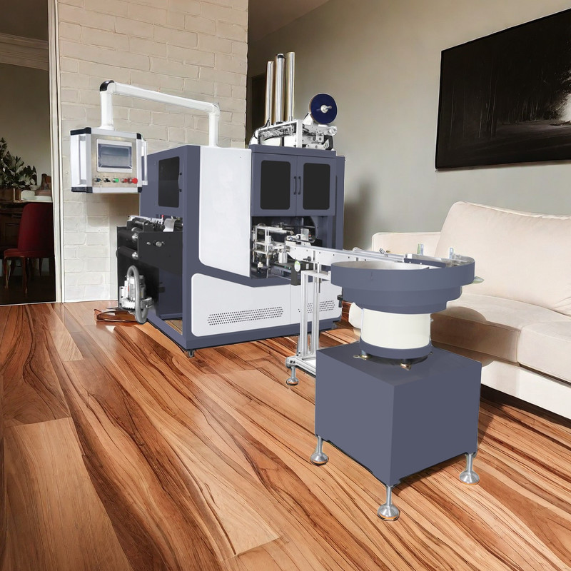 Turret Label Winding Machine Two 2 Air Shafts 4 Four Spindles High Efficiently Online Offline