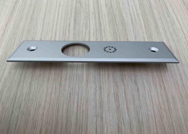 Aluminium Extrusion Profiles Silver Color Alloy 6063 T3 Anodized Aluminium Door Locks CNC Punch Customized