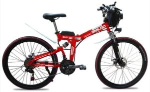 Wholesale 28Miles Per Power 24 Folding Electric Bike , 13AH Specialized Electric Bicycles from china suppliers