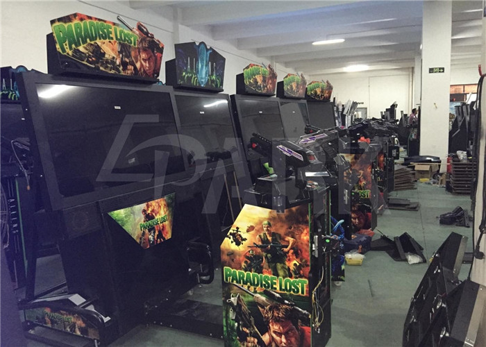 Hardware Material 4 Gun Shooting Arcade Machines Exciting L1500 * W2050 * H2250