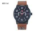 BARIHO Men's Quartz Watch Sport PU Leather Waterproof Mens Watch M511