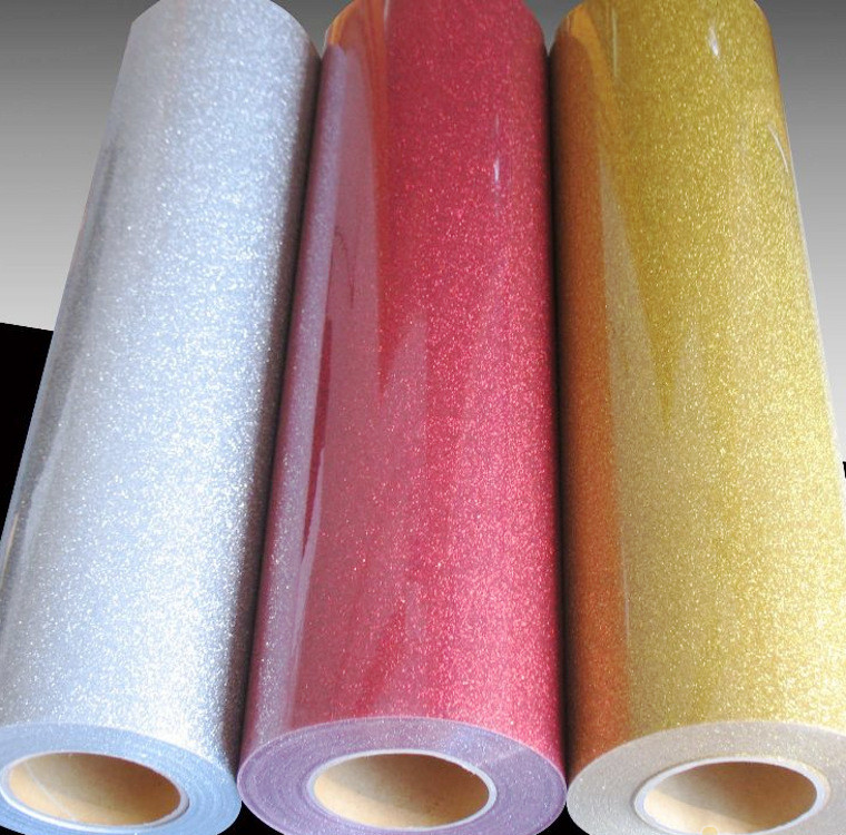 100um 22 Colors Rainbow Heat Transfer Vinyl For Safety Clothing