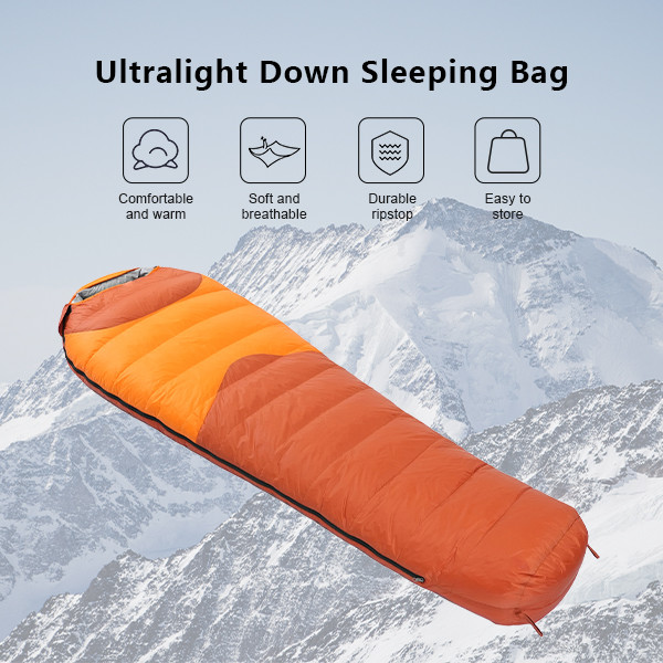 Lightweight Mummy Camping Sleeping Bags Down Mummy Bag For Backpacking