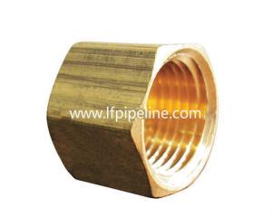 Wholesale Brass hex NPT female threaded pipe cap from china suppliers