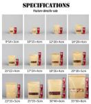 Matt Laminated Ziplock White Kraft Paper Food Pouches For Coffee Packaging
