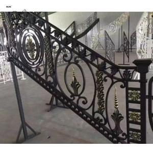 Wholesale Casting Iron Fence Stair Railing Balcony Handrail Powder Coated Factory Direct from china suppliers