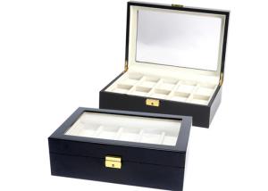 Wholesale Wood + Painting Watch Storage Box Custom Logo Screen Printing For Gift Packaging from china suppliers