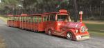 Diesel Power Tourist Trackless Train With 42 Seats , Multi Color Shopping Mall