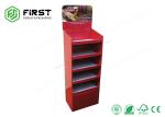 Pantone Color Cardboard Advertising Displays Retail Corrugated Paper Floor