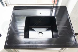 Wholesale Black Color Epoxy Resin Sink With Drain Grooves Use For Science Lab Furniture from china suppliers