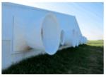 YDA018 6 Fiberglass Blades 250W Wind Exhaust Fan