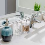 Clear Plastic Cotton Swab Holder Dispenser For Bathroom