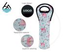 Pattern Printing Bottle Cooler Bag 3 Thickness Wine Bottle Carriers Totes