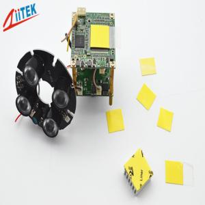 Wholesale yellow LCD / LED High Thermally Conductive Pad , Heatsink Cooling Conductive Rubber Sheet 3.0W/mK -50 to 200℃ from china suppliers