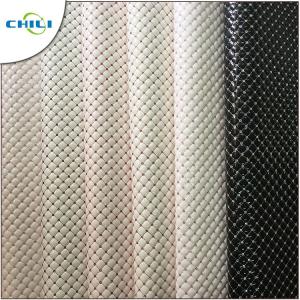Wholesale Colorful Vegan Leather Fabric , Stretch Leather Fabric Glossy Resists Mold from china suppliers