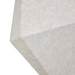 3D Hexagon Decorative Polyester Fiber Acoustic Board For Wall Covering