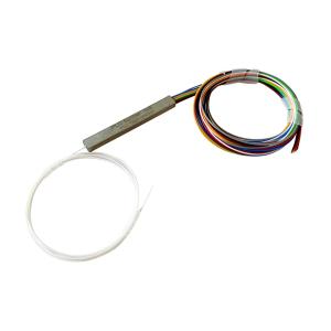 Wholesale Mini Steel Tube PLC Fiber Optic Splitter 1x4 Without Connector 1M OEM from china suppliers