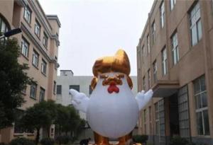 Wholesale shopping mall cartoon statue trump statue as props and oddities decoration items by fiferglass material from china suppliers