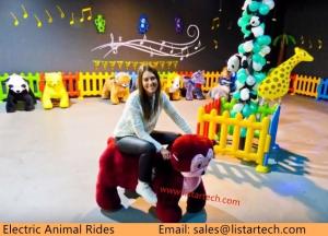 Wholesale Latest Popular Battery Kids Bikes Plush Electrical Animal Toy Car in Amusement Park from china suppliers