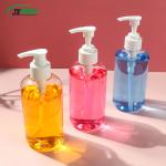 Recyclable Plastic Shampoo Bottles Luxury Round Shoulder Flip Squeeze Plastic